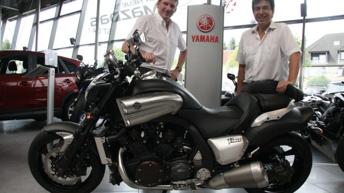 Yamaha Robert Reimers (l.) und Baldur N.C. Tecius
