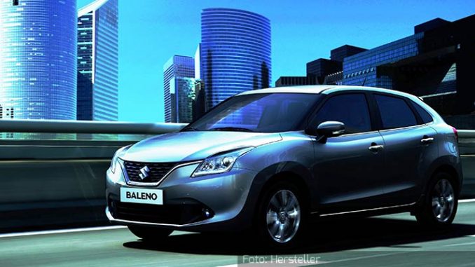 Suzuki Baleno SuzukiBalenoAußenNachtSilber15.09.15