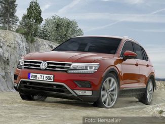 VW-Tiguan-Außen-Front-Seite-Gelände-Rot