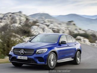 Mercedes-GLC-Coupé-Dynamisch-Front-Seite-Blau-21.06.16