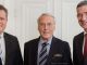 Kurt Kröger, geschäftsführender Gesellschafter, mit den beiden neuen Dello-Geschäftsführern Christian Cuypers (l.) und Björn Böttcher (r.)