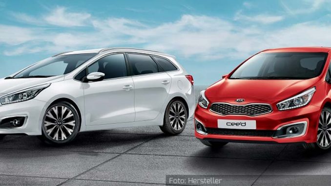 Kia-Ceed-Dreamteam-Edition-Premium-Statisch-Front-Seite-Weiß-Rot-04.09.17 Kia Ceed Dreamteam Edition
