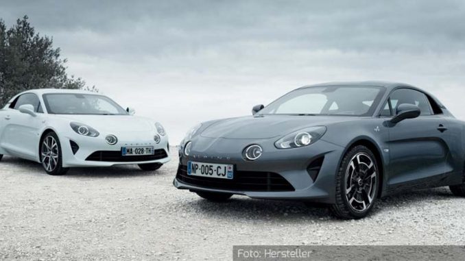 Alpine-A110-Pure-Légende-Statisch-Front-Seite-Weiß-Grau-12.06.18 Alpine A110 Pure Légende