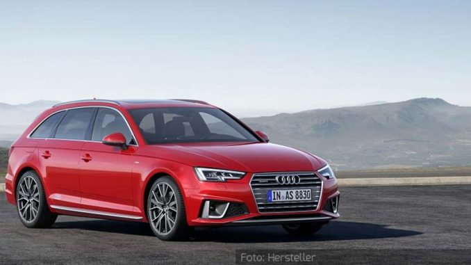 Audi-A4-Avant-S-Line-Competition-MY19-Statisch-Seite-Front-Rot-08.07.18 Audi A4 Avant S-Line Competition MY19
