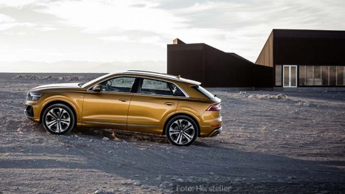 Audi-Q8-Statisch-Seite-Gelände-Gold-01.10.18 Audi-Q8-Statisch-Seite-Gelände-Gold-01.10.18