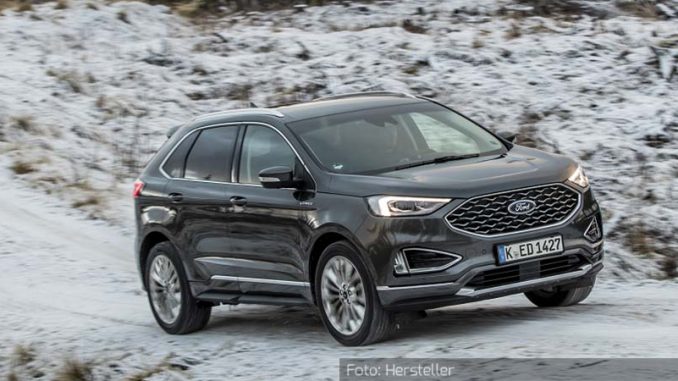 Ford-Edge-Vignale-Dynamisch-Seite-Front-Gelände-Winter-Anthrazit-08.01.19 Ford Edge Vignale