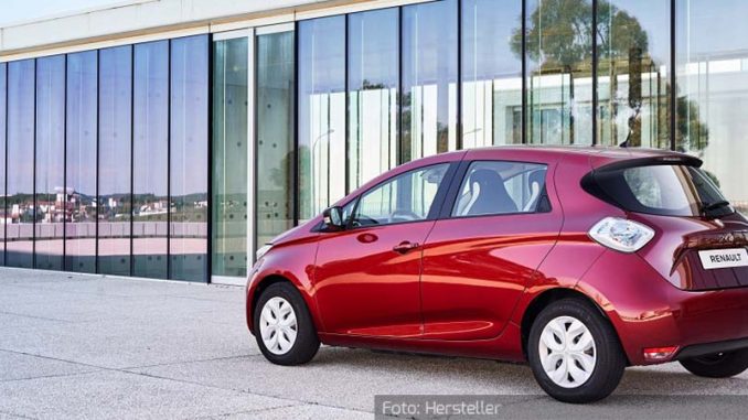 Renault-Zoe-Statisch-Seite-Heck-Rot-26.04.19 Renault Zoe