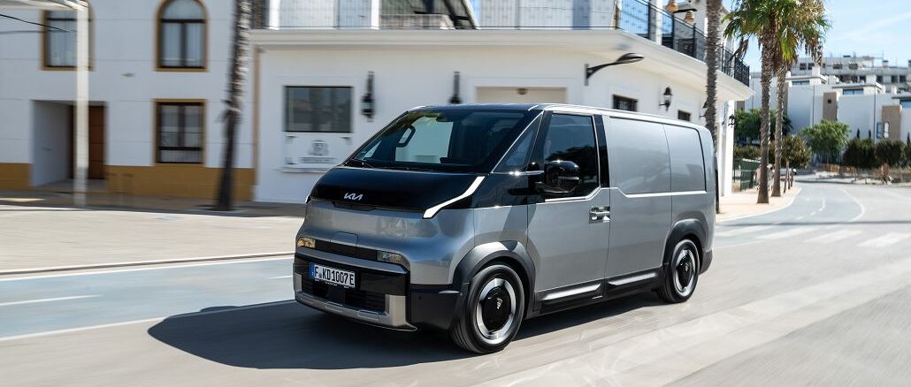 Zukunftsweisend: Kias PBVs wie der ausgezeichnete PV5 „Cargo“ bieten maßgeschneiderte Elektromobilität für jede Anwendung – autonom, flexibel und nachhaltig