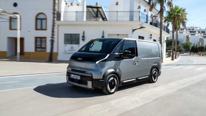 Zukunftsweisend: Kias PBVs wie der ausgezeichnete PV5 „Cargo“ bieten maßgeschneiderte Elektromobilität für jede Anwendung – autonom, flexibel und nachhaltig